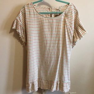 Easel - Cream tunic - Size Small - NWT